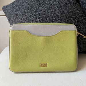 BOSS Lime Green and Gray Clutch Tablet Case
